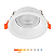 Spot LED de Embutir Prati Redondo Recuado Antiofuscante 5W 425lm 3000K  - Gaya - Imagem 1
