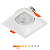 Spot LED de Embutir Prati Quadrado Recuado Antiofuscante 5W 425lm 3000K  - Gaya - Imagem 1