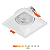 Spot LED de Embutir Prati Quadrado Recuado Antiofuscante 5W 425lm 4000K  - Gaya - Imagem 1