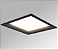 Painel LED Recuado de Embutir Quadrado 12W 3000K 700lm Preto - Opus OPS 85353 - Imagem 4