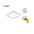Painel LED Recuado de Sobrepor Quadrado 18W 3000K 1200lm - Opus OPS 87289 - Imagem 2
