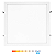 Painel LED de Embutir Quadrado 45W 6500K 3600lm - Foxlux LED90.175 - Imagem 1