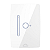 Interruptor Inteligente Dimmer 1 PAD para Lâmpadas Slide Touch Wifi 4x2 Branco - Dometek - Imagem 1