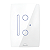 Interruptor Inteligente Dimmer 2 PADs para Lâmpadas Slide Touch Wifi 4x2 Branco - Dometek - Imagem 1