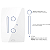 Interruptor Inteligente Dimmer 2 PADs para Lâmpadas Slide Touch Wifi 4x2 Branco - Dometek - Imagem 5