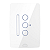 Interruptor Inteligente Dimmer 3 PADs para Lâmpadas Slide Touch Wifi 4x2 Branco- Dometek - Imagem 1