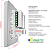 Interruptor Inteligente 4 PADs + 2 Tomadas 20A Wifi 4x4 Branco - Dometek - Imagem 4