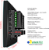 Interruptor Inteligente 4 PADs + 2 Tomadas 20A Wifi 4x4 Preto - Dometek - Imagem 5