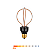 Lâmpada LED Filamento Acrílico 3D 2U 8W 2200K 480lm E27 Bivolt  - Opus - Imagem 1