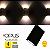 Arandela LED Double 4W 3000K 230lm Preta - Opus - Imagem 2