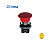 Botão Cogumelo 40mm BC42 Vermelho Sem Retenção 1NF - Lukma - Imagem 1