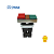 Botão Duplo Iluminado Metal BW8465 220V 1NA+1NF - Lukma - Imagem 2