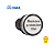 Sinaleiro 22mm com LED 220V Branco - Lukma - Imagem 2