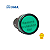 Sinaleiro 22mm com LED 220V Verde - Lukma - Imagem 2