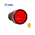 Sinaleiro 22mm com LED 220V Vermelho - Lukma - Imagem 1