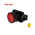 Botão Pulsante Plástico com Bloco Vermelho 1NF - Elitek - Imagem 1
