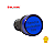 Sinaleiro 22mm com LED 220V Azul - Elitek - Imagem 2