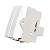 Interruptor Paralelo Duplo Branco - Linha Sleek - Margirius - Imagem 1