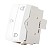 Interruptor Paralelo Duplo Lâmpada + Reversão Branco - Linha Sleek - Margirius - Imagem 1