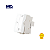 Interruptor Paralelo Duplo Lâmpada + Reversão Branco - Linha Sleek - Margirius - Imagem 2