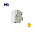 Interruptor Pulsador para Minuteria Branco - Linha Sleek - Margirius - Imagem 1