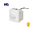 Sensor de Presença Modular com Fotocélula Branco- Linha Sleek - Margirius - Imagem 1