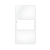 Placa para Condulete 3/4 1 Posto Branca – Linha Sleek - MarGirius - Imagem 1