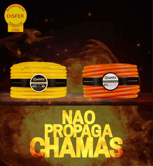 Conduíte Flexível PVC Amarelo C 3/4" com 25m – Adtex - Imagem 2