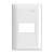 Placa 4x2 1P Horizontal com Suporte - Linha Simon 19/20 - Imagem 1