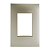 Placa 4x2 3 Postos Champagne - Linha Simon 35/30 - Imagem 1