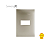 Placa 4x2 1 Posto Champagne - Linha Simon 35/30 - Imagem 4