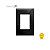 Placa 4x2 3 Postos Preto Brilhante - Linha Simon 35/30 - Imagem 5