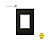 Placa 4x2 3 Postos Preto Fosco - Linha Simon 35/30 - Imagem 1