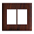 Placa 4x4 3+3 Postos Tabaco - Linha Simon 35/30 - Imagem 1