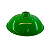Prato para Refletor Bedd 12" Verde – Acrilus - Imagem 1