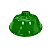 Prato para Refletor Bedd 10" Verde – Acrilus - Imagem 1
