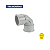 Cotovelo 90° para Condulete de PVC 3/4" - Tramontina - Imagem 1