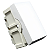 Módulo Interruptor Simples Branco - Blux - Imagem 1