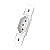 Tomada Hexagonal 2P+T 10A Branca Sem Placa para Conduletes - Blux - Imagem 1