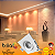 Spot LED Quadrado de Embutir 3W 2700K 220lm Bivolt Direcionável - Brilia - Imagem 2