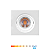 Spot LED Quadrado de Embutir MR11 3W 6500K 250lm Bivolt Direcionável - Brilia - Imagem 1