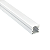 Perfil para Fita LED de Sobrepor Baby 2m Branco 10x10mm - Gaya - Imagem 1