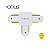 Conector T para Trilho Eletrificado Branco - Opus - Imagem 3