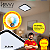 Plafon LED Toronto Quadrado Preto 31cm 24w 1900lm Multitemperatura Luz Quente/Neutra/Fria - Hevvy LY-8821BS-PT+PT - Imagem 4