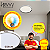 Plafon LED Toronto Redondo Branco com Preto Ø26cm 18w 1500lm Multitemperatura Luz Quente/Neutra/Fria - Hevvy LY-8798AS-BC+PT - Imagem 4