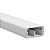 Canaleta Adesiva com Divisória 20x10mm - 2 Metros – Margirius - Imagem 1