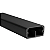 Canaleta Adesiva com Divisória 20x10mm - 2 Metros - Preta – Margirius - Imagem 1