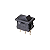 Chave Interruptor de Tecla Liga/Desliga/Liga Moldura M4 3A Unipolar 16103 - Preto - MarGirius - Imagem 1