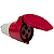 Acoplamento Industrial 32A 3P+T 380/440V Vermelho – Strahl - Imagem 1