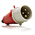 Plugue Industrial 16A 3P+T 380/440V Vermelho IP44 – Strahl - Imagem 1
